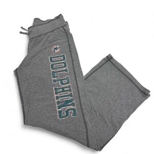 NFL woman’s mid rise wide leg Miami dolphins